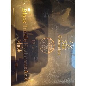 24K Cosmetics Black Truffle Hyaluronic Acid 12 in 1 Face Mask Sheet 60g